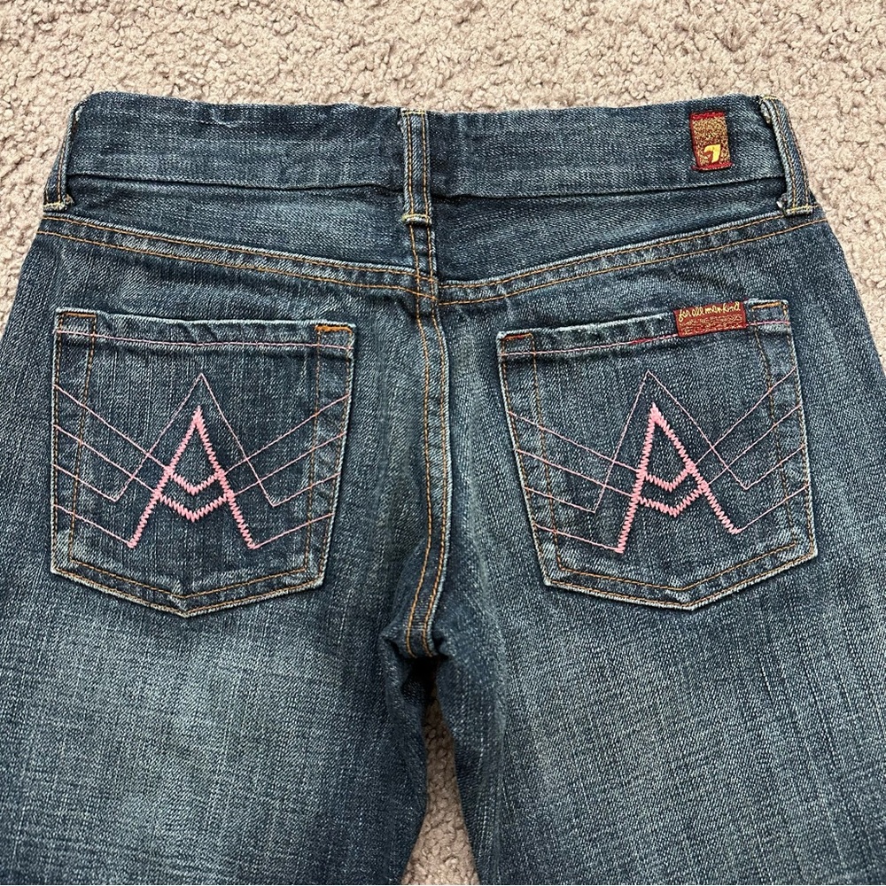 7 For All Mankind A Pocket Flare Jeans Womens 26 - Picture 12 of 14
